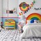 Rainbow Wooden Sign (12.2x11.5 inch), You Are A Rainbow Of Possibilities Inspirational Quote Hanger Sign, Colorful Rainbow Decorative Hanging Sign for Nursery Playroom Classroom School Decor